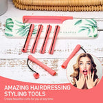 HASTHIP® 30pcs Heatless Hair Curler Kit, Cold Wave Hair Roller for Women, Small Perm Rods Styling Perming Curl Rods for Cold Wave Perm Curls