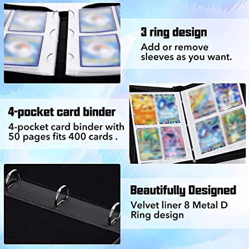 HASTHIP® BrandName Pokemon Card Binder 400 Capacity– Hasthip