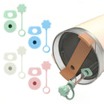 HASTHIP Straw Caps for Stanley Cup featuring Leak Stoppers and Food Grade Silicone Set of 4