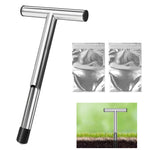 HASTHIP Soil Sampler for Testing Moisture Nutrients and pH featuring 12 in T Handle | Stainless Steel Corer