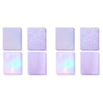 HASTHIP Vinyl Holographic Sticker for Laptop Car and Phone featuring 20 Sheets 8.5x11 in | 4 Styles Self Adhesive Lamination Paper