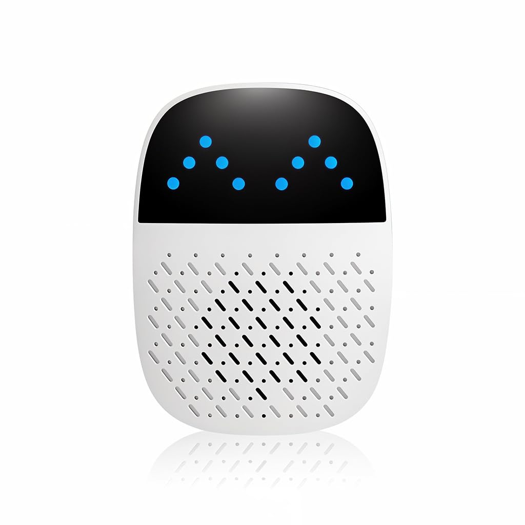 HASTHIP Ultrasonic Pest Repeller for Indoor Use with Dual Mode and 800–1200 sq Coverage | Smart Ai Silent Operation