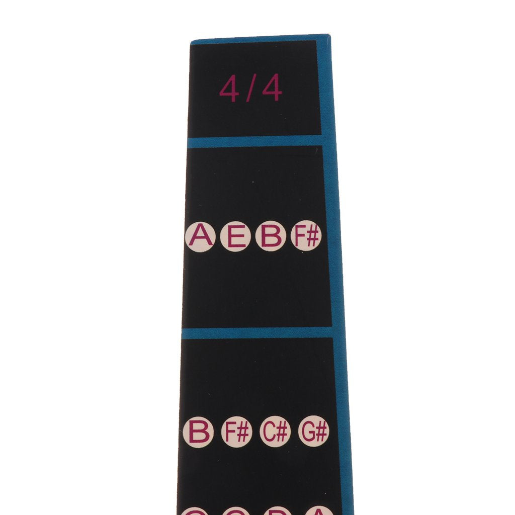 Imported 1 Violin Fiddle Fingerboard Intonation Chart Stickers Fingering Labe.