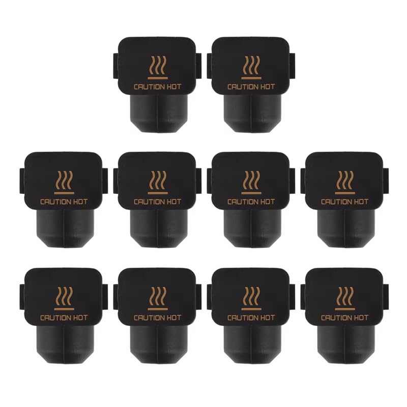 HASTHIP® Calcetines de Silicona para BambuLab A1/A1 Mini,10 Piezas Fundas de Silicona Resistentes al Calor para Bloque Calefactor y Hotend,Accesorios Impresora 3D con Aislamiento