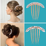 HASTHIP® 3 pinzas para el pelo con forma de perla