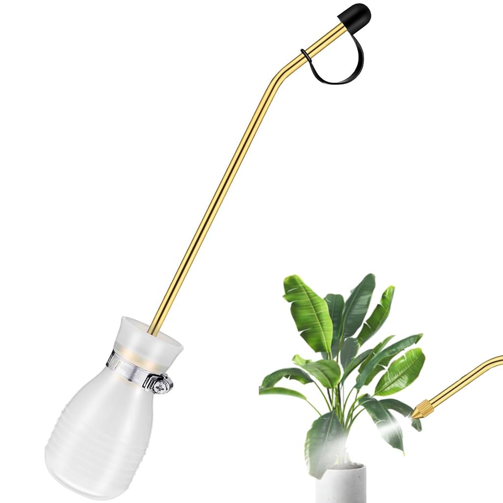 HASTHIP Silicone Powder Sprayer for Pest Control with Curved Metal Tip and Long Nozzle | Precise Squeeze Applicator for Garden and Household Use