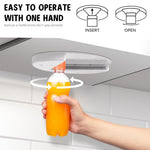 HASTHIP Jar Opener for Seniors with Stainless Steel Teeth for Arthritis | Under Cabinet Mount