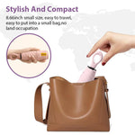HASTHIP Travel Umbrella for Sun and Rain with UPF 50+ Protection and 6 Strong Ribs | Compact Lightweight Design for Women Men and Kids