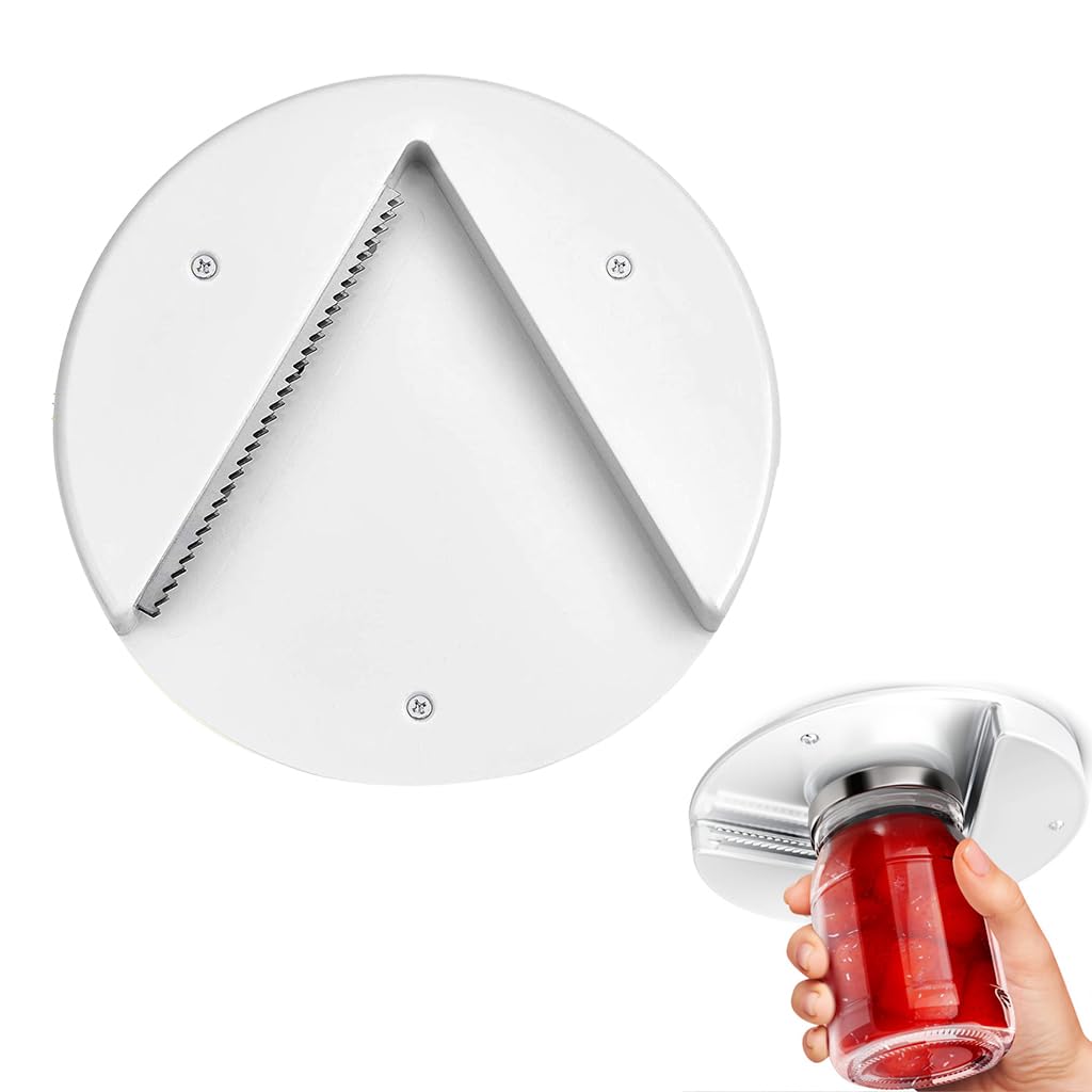 HASTHIP® Jar Opener for Seniors - Under Cabinet Jar Openers for Weak Hands, Arthritis Jar Opener, One Handed Gadgets & Bottle Opener, Essential Kitchen Gadgets for Home Assistance