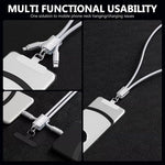 HASTHIP® Phone Lanyard for Mobile with USB C to C Cable 2 in 1 Creative PD 65W Fast Charging Cable Phone Strap Universal Nylon Safety Mobile Chain Sling Not Includes Case and Adapter
