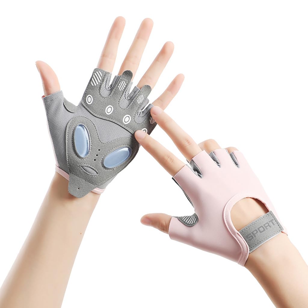HASTHIP® Women Workout Gloves Women CrossFit Gloves Gym Gloves with Anti Slip Silione Pad Palm Design