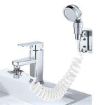 HASTHIP Pressurized Sink Sprayer Attachment for Kitchen and Bathroom with 1.5 m Hose | No-Drill Holder and Alloy Diverter Valve