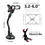 HASTHIP Guitar Phone Mount for Practice and Performance with 360° Adjustable Suction Cup | Fits 3.2–6.0 in Smartphones