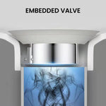 HASTHIP Squat Toilet Seal for Bathrooms with Anti Odor Airtight Design and Stainless Steel Cover Plug