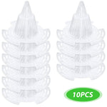 HASTHIP Plant Aeration Cone 10 Pcs for Flower Pots with Vent Hole Design | Plastic 2.9 in Soil Air Diffuser