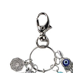 HASTHIP Dream Catcher Keychain for Handbags and Keys with Tassel Feather | 17 cm Alloy Steel Design