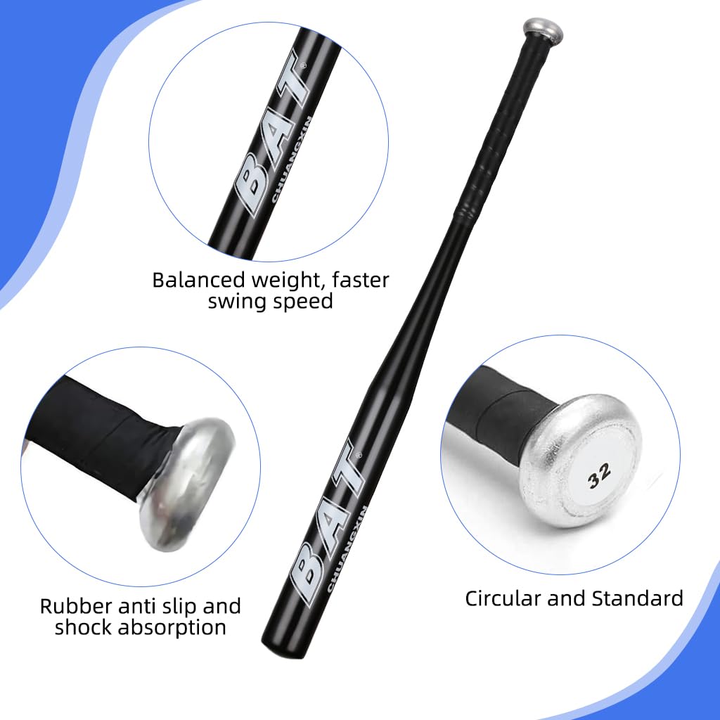 HASTHIP 32 Inch Baseball Bat 700g Aluminum Alloy Bat for Training & Sports