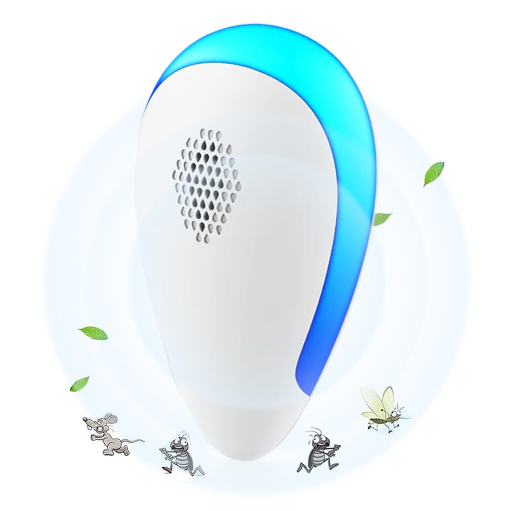 HASTHIP Mosquito Repellent for Home and Bedroom with Ultrasonic Sound Waves covering 1200 sq ft | Baby and Pet Safe Pest Control