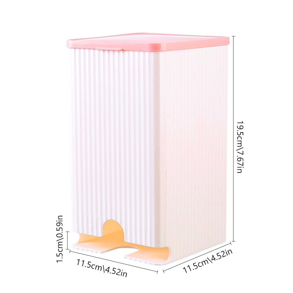 Sanitary Pads Dispenser for 25-30 Pads - Wall-Mounted Box Napkin Holder, Dustproof Waterproof Sanitary Pads Wall Holder Bathroom Sanitary Pads Bathroom Organizer, 11.5cmx11.5cmx19.5cm