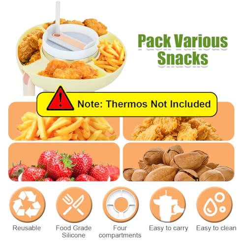 HASTHIP® 4-Grid Snack Tray