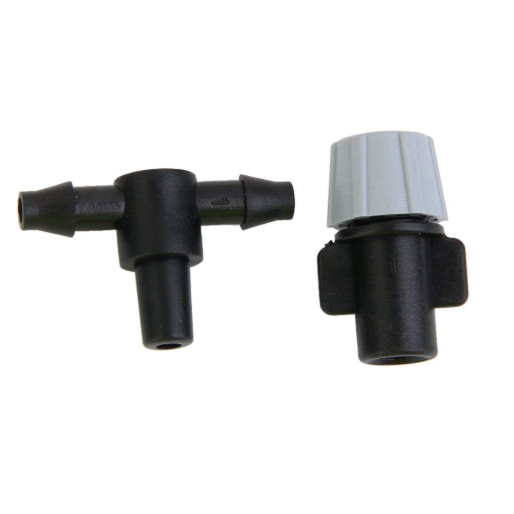 HASTHIP Sprinkler Heads Nozzle Set 40pcs for Garden Irrigation with Adjustable Misting | ABS Plastic 7.5-8.6L/H