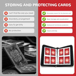 HASTHIP® Poke-mon Cards Binder,400 Pocket Trading Card Album with Zipper,Card Holder Storage Case for Pokemon Game Collection Book Cartoon Print Carrying Bag Gift for Kids