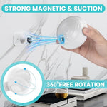 HASTHIP® 2Pcs Rechargeable LED Night Light, USB Magnetic Wall Lamp, 3 Color Dimmable Eye-Caring Bedside Lamp, Touch Control, Portable Reading Light for Kids Bedroom Nursery Wardrobe