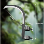 HASTHIP Handheld Gardening Tool for Weeding and Pruning with 6.7 in Curved Blade featuring Dual Mounting Collars