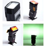HASTHIP Flash Color Gel Filter Set for Canon Nikon Yongnuo | 12pcs with Velcro Holder