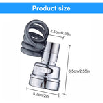 HASTHIP Kitchen Faucet Extender with 360° Rotation and 3 Spray Modes for High Arch Spouts | ABS Hose Extension for Deep Sinks