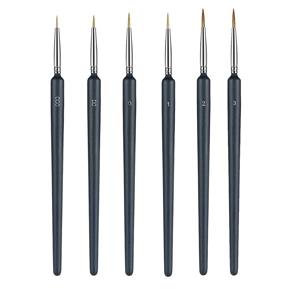 HASTHIP Painting Brushes Set for Acrylic Watercolour and Oil | 5 PCS with Easy Grip Handles