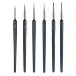 HASTHIP Painting Brushes Set for Acrylic Watercolour and Oil | 5 PCS with Easy Grip Handles