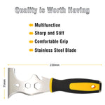 HASTHIP Putty Knife 13 in 1 Multi Purpose Scraper for Drywall Finishing with Ergonomic Handle | Stainless Steel Blade