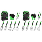 HASTHIP Gardening Tools Set 16PCS for Planting and Weeding with Aluminum Alloy Tools & Bag