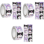 HASTHIP® 500PCS Kuromi Stickers 8 Designs Melody Cute Decals Assorted Kawaii Gifts for Kids Teens Girls Adults Ideal DIY Decor Gift for Sanrio Fans