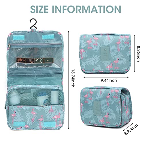 HASTHIP® Toiletry Bag for Women, Make Up Organiser for Women Cosmetic Organizer Travelling Makeup Bag Hangable Cosmetic Box for Girls Cosmetic Pouch for Toiletries Cosmetic Bag for Women & Girl - 1