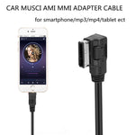 Media Music Interface AMI MMI 3.5mm Audio AUX Adapter Cable for Audi A3A4A5A6A8Q5Q7R8TT(1.5M)