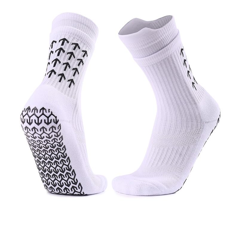 HASTHIP® Anti-Slip Football Sock,White