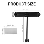 HASTHIP Door Closer for Wooden and Metal Doors with Adjustable Spring | Zinc Alloy Black 60 kg