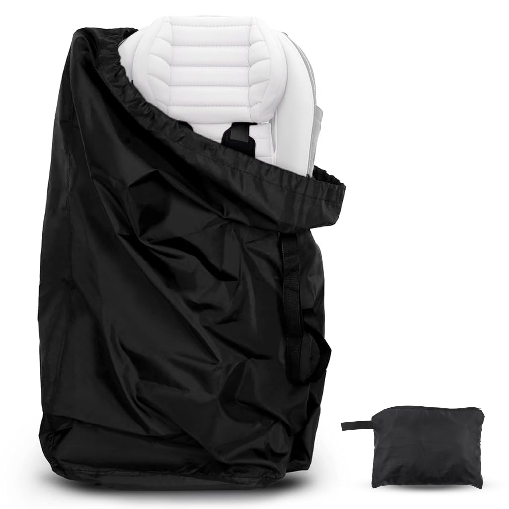 HASTHIP® Bolsa de Viaje para Cochecito Plegable 600D Oxford Impermeable y a Prueba de Polvo,Bolsa Almacenamiento Multiusos para Silla Paseo,Asiento Coche Bebé,Compacta y