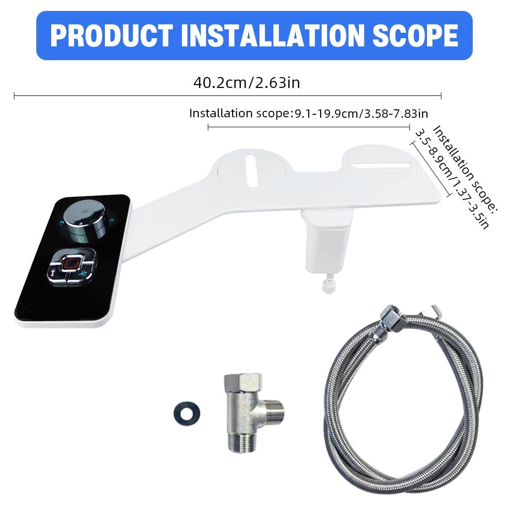 HASTHIP Manual Bidet Sprayer for Toilet with Dual Nozzle 7 and 5 Hole Wash | Self Cleaning Design