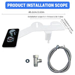 HASTHIP Manual Bidet Sprayer for Toilet with Dual Nozzle 7 and 5 Hole Wash | Self Cleaning Design