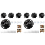 HASTHIP Caster Wheel Set for Small Appliance DIY Modification with 360 Swivel | 8PCS 200Kg Loading Capacity