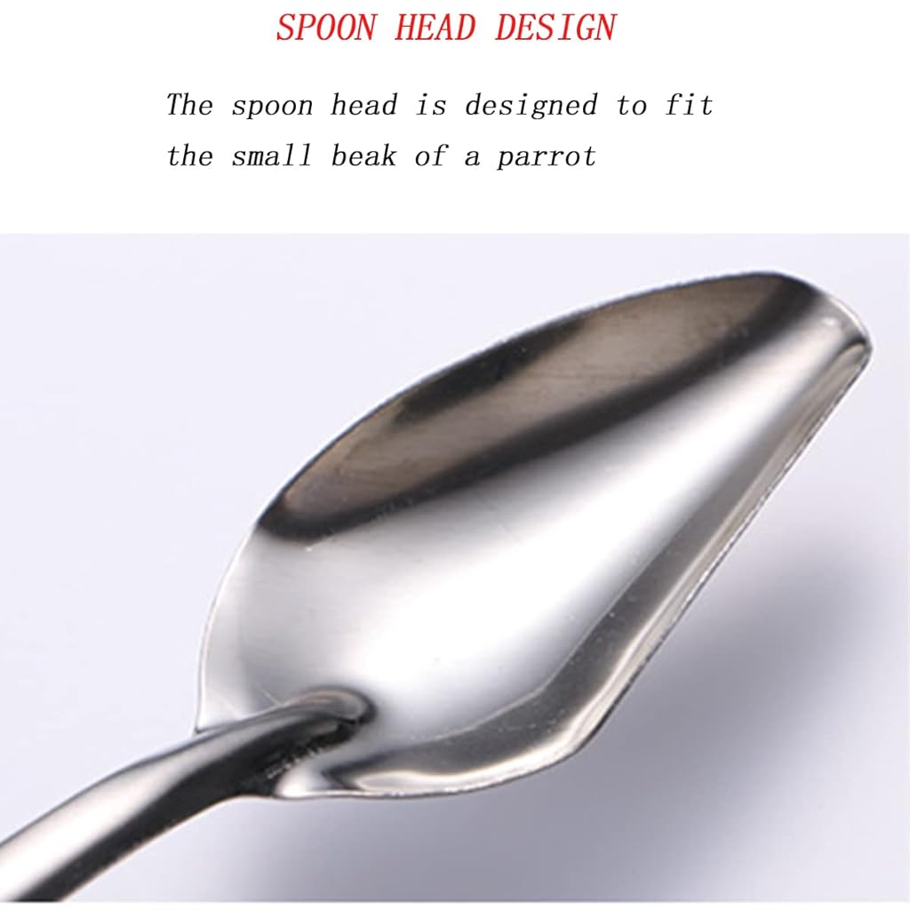 HASTHIP® 2 Stainless Steel Pet Feeding Spoons