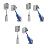 HASTHIP Wall Toothbrush Holder for Bathroom with Dustproof Cover and Clear Window | 6PCS Set