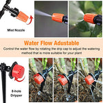 HASTHIP® Drip Irrigation Kit for Home Garden 30 Plants with 30m Adjustable Micro DIY Accessories Heavy Duty for Pot Install PCS