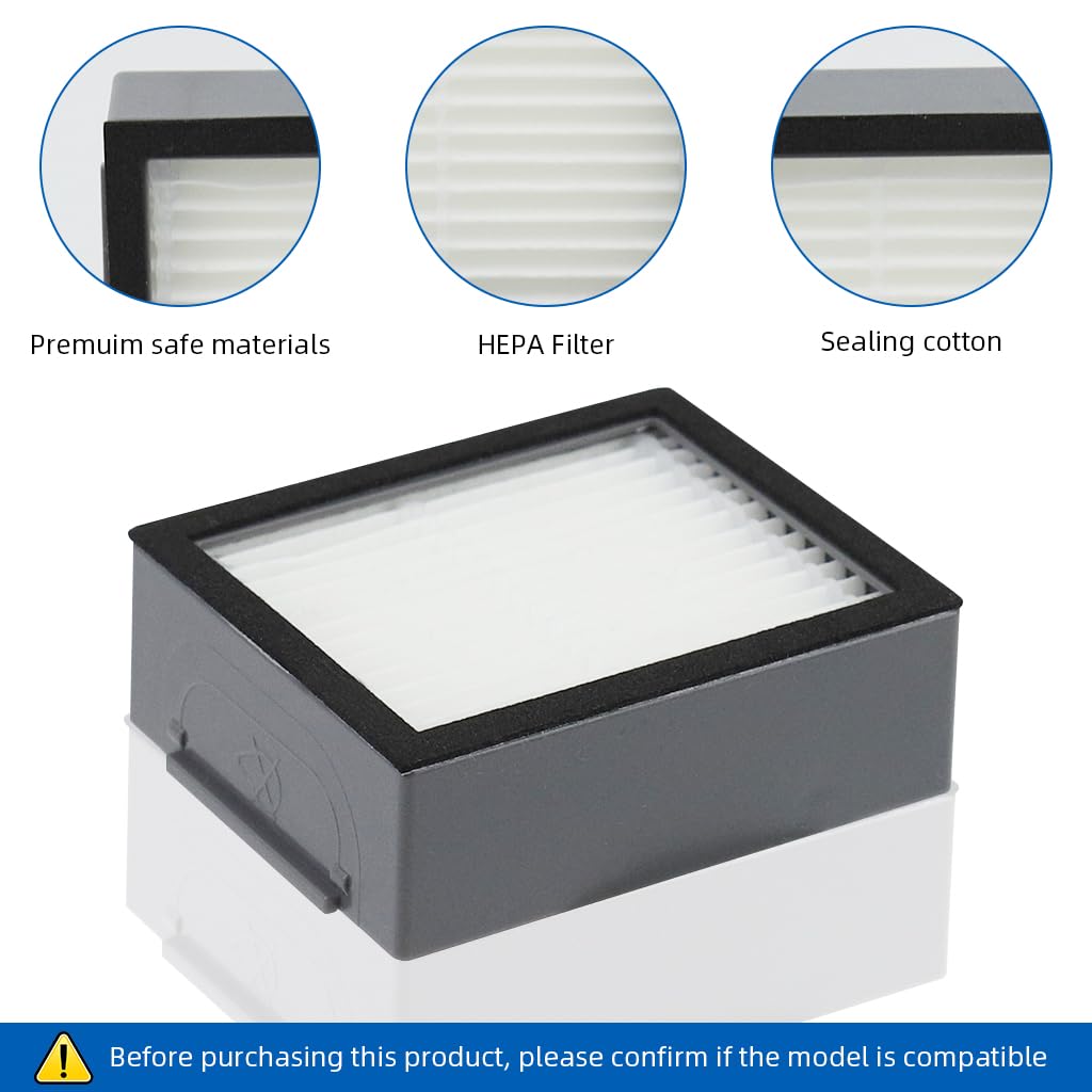 HASTHIP Roomba Replacement Filters for i and e Series featuring Multi Layer Filtration | Pack of 4