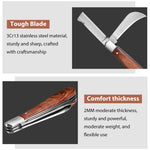 HASTHIP® Gardening Grafting Cutter Sharp Blade Grafting Cutter Grafting Tool for Organic Fruits Tree Square Cutting Blade Grafting Cutter Portable Grafting Cutter