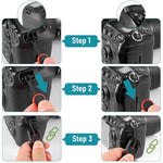 HASTHIP® Camera Wrist Strap, Nylon Camera Hand Strap for Instant Cameras, SLR Cameras, Small Mirrorless Camera, Braided Wrist Strap Hand Strap Quick Release Rope Camera Wrist Rrap Strap, 34cm/13.4inch