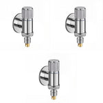 HASTHIP Washing Machine Faucet for Laundry and Dishwasher | 3PCS Stainless Steel Chrome